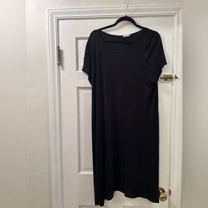 Yarn and Sea Black Maxi Dress